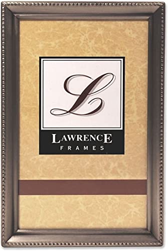 Lawrence Frames Bead Border Design, 8x12, Pewter - Image 1
