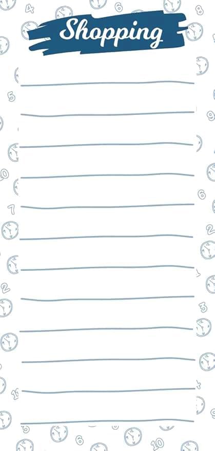 AccuPrints Magnetic to Do List Shopping List Combo | Size 11 x 4 inch or 27x10 cm | Reusable Dry Erase Marker Vinyl Magnetic eraseable Sheet Board with Magnetic Marker - Image 4