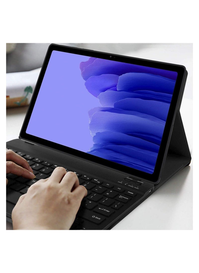 ELTRAZONE - Wireless Bluetooth Keyboard with Detachable Tablet Case Cover for Samsung Galaxy Tab A7 10.4 inch 2020 SM-T500/T505/T507 - Image 1