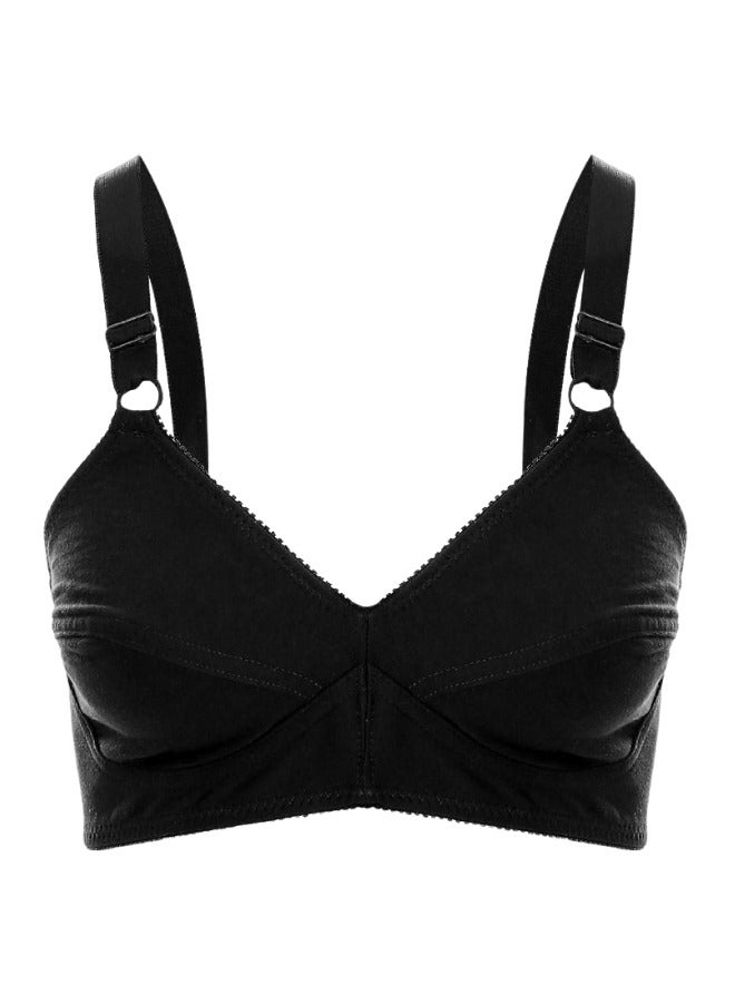 Lasso Pack of 2 Comfort Non Padded Cotton Bra for Women  - Image 3