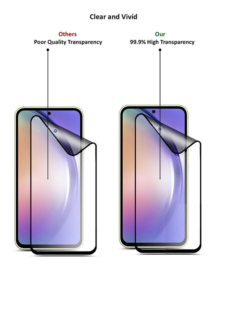 Neon حماية شاشة مرنة مضادة لبصمات الأصابع بحواف منحنية Nano 10D لجهاز سامسونج جالاكسي A54 - أسود - Image 4