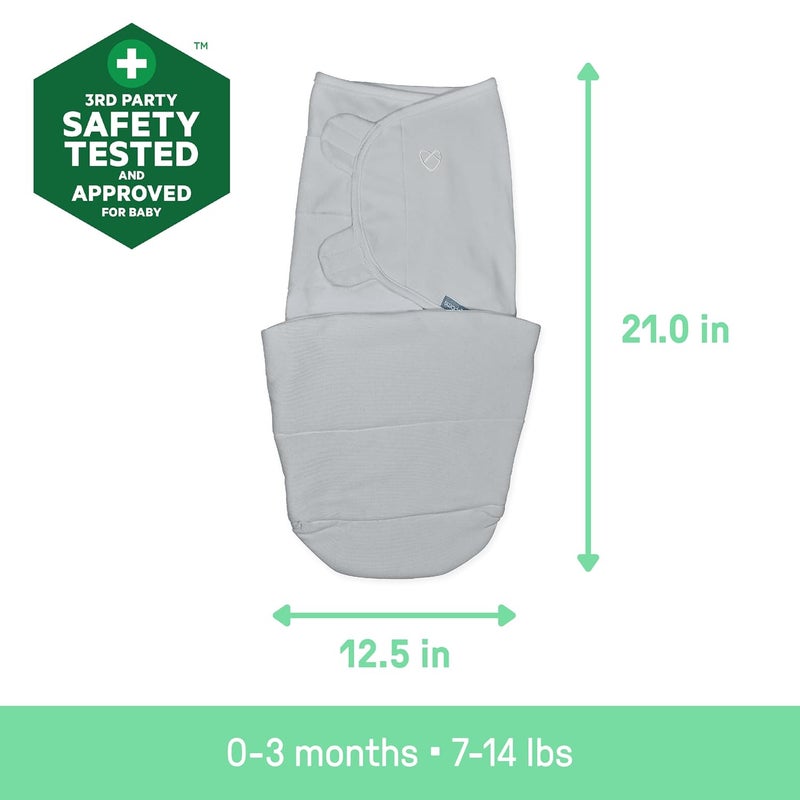 Ingenuity All Season Baby Swaddle 2 Quick Flip Layers to Change from 10 to 25 TOG Size 03 Months 714 Pounds  Stardust - Image 5