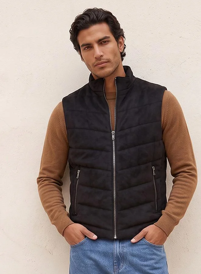 Splash FAV Smart Quilted Sleeveless Jacket with Pockets