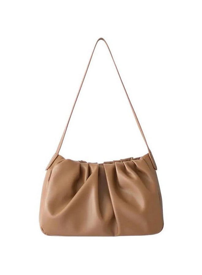 SIBY PU Leather Retro Sling Bag for Women | Small Crossbody Handbag with Chain Strap and Zipper Closure - Brown - Image 1