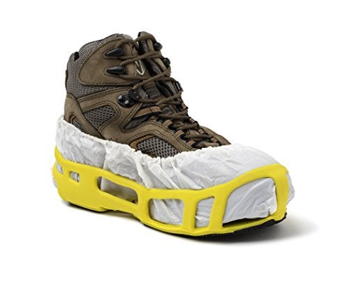 STABILicers Grippers Indoor Anti-Slip Job Safety Traction Slip-Ons, Yellow, Large - Image 5