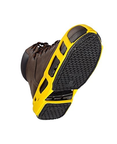 STABILicers Grippers Indoor Anti-Slip Job Safety Traction Slip-Ons, Yellow, Large - Image 2