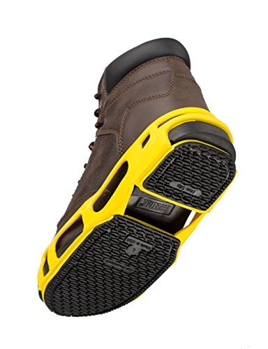 STABILicers Grippers Indoor Anti-Slip Job Safety Traction Slip-Ons, Yellow, Large - Image 1