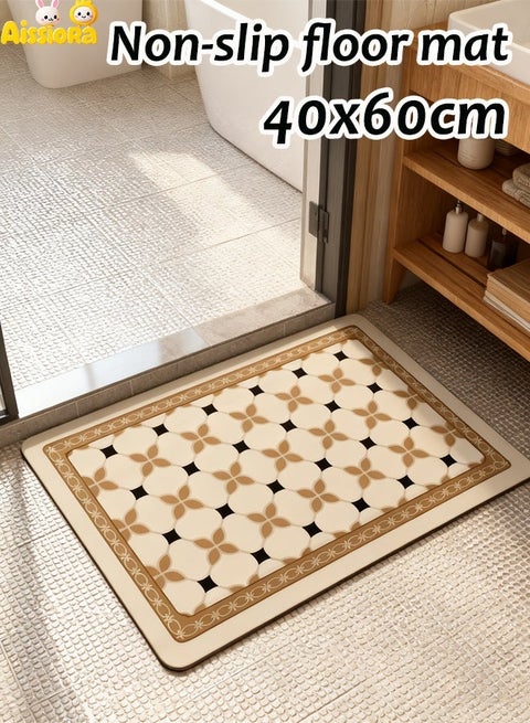 40x60cm Diatom mud bath mat Super soft absorbent bath mat Entrance door carpet Non-slip quick-drying mats Bathroom mats Kitchen mats