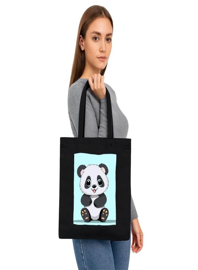 PrintingZone Printed Tote Bag For Women| College Girls Canvas Printed Tote Bag - Image 3