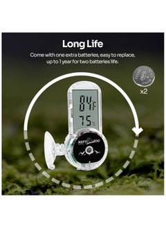 REPTI ZOO Upgraded Reptile Terrarium Thermometer Hygrometer,Digital Pet Temperature and Humidity Gauge with Suction Cup for Reptile Rearing Box Tank,4-Sides Mounting - pzsku/Z4C2FF6127A6D6BCA219CZ/45/_/1740971190/be534b77-9c56-4dc9-a93c-e65e4a70fa84