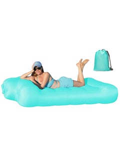 Portable Inflatable Couch, Waterproof Inflatable Lounger Air Sofa Bed, 700LBS Weight Capacity Blow Up Couch, Inflatable Beach Chair Bed, Air Couch for Beach/Garden/Camping/Music Festival