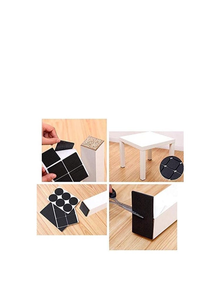 Cool Baby 90pcs Adhesive Rubber Furniture Feet Floor Protector Pads Anti-Skid Scratch D I Y Resistant Mats Table Legs Stools Chairs Protection  - Image 5
