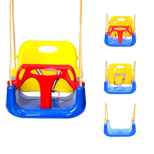 IFOYO 3in1 Convertible Kids Swing Seat with Detachable HighBack Support Secure Indoor Outdoor Playground Swing for Kids - Image 1