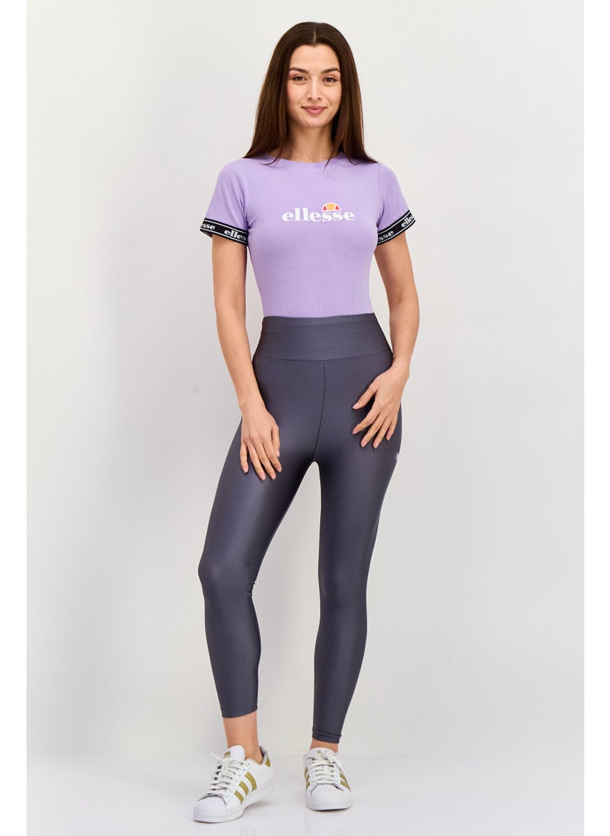 Ellesse Women Sportswear Fit Short Sleeves Outdoor Bodysuit, Purple Combo  - Image 3