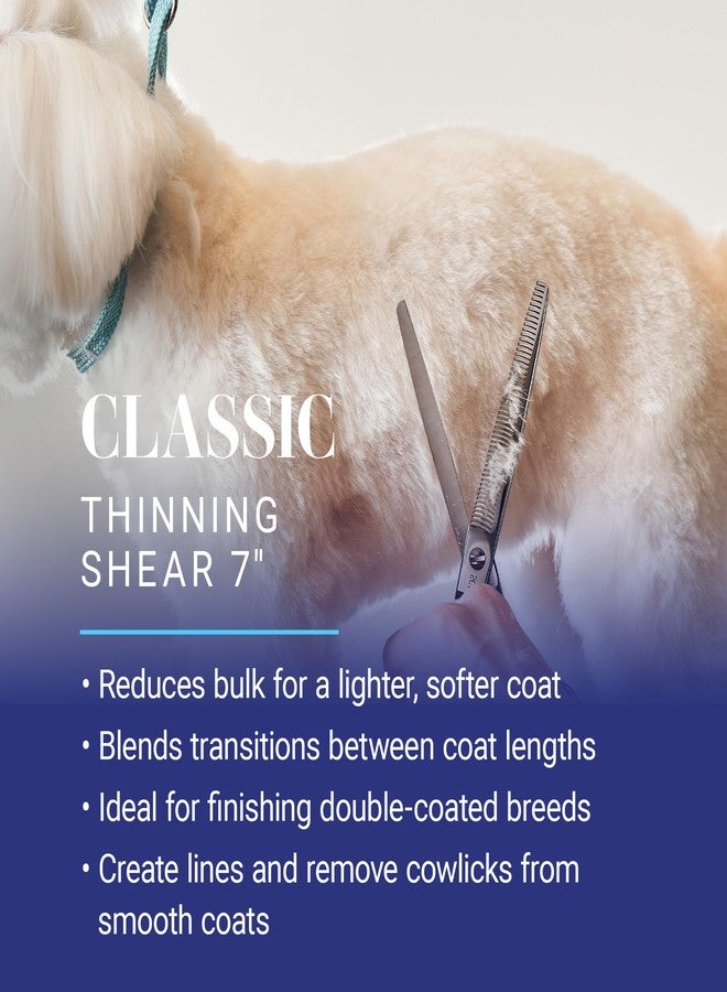 Chris Christensen Classic Series Grooming Shears, 7 in Thinner Shear, Groom Like a Professional, Any Skill Level, Made From 440C Japanese Steel - Image 2