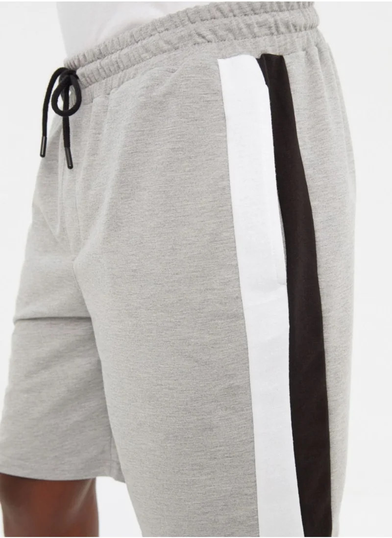 trendyol Side Stripe Drawstring Shorts