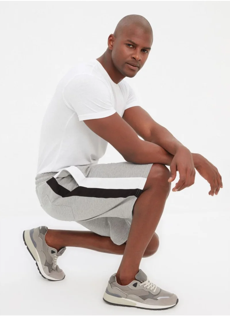 trendyol Side Stripe Drawstring Shorts