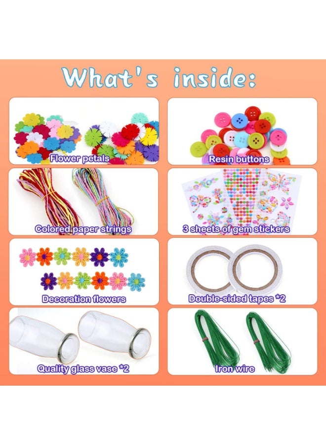 JAYATO مجموعة زهور الأزرار المصنوعة يدويًا للأطفال. أفضل هدية عيد ميلاد للفتيات والفتيان والأطفال فوق 4 سنوات - Image 2