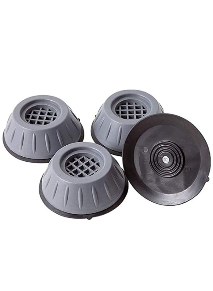 ELTRAZONE - Anti-Vibration Pads for Universal Washing Machine Universal Foot Pad Base, 4 x Universal Foot Stabiliser for Washing Machines, Refrigerators, and Dryers, Raise Height Reduce Noise(4CM) - Image 1