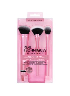 ARTLOOK By Sam & Nic Finish Sculpting Makeup Brush Set Pink/Black 