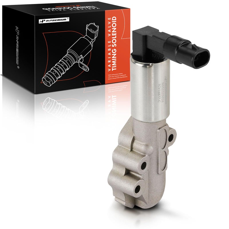 A-Premium APremium Exhaust Left Engine Variable Valve Timing VVT Solenoid Compatible with Hyundai Genesis Coupe 20102010 Genesis 20102010 Azera 20062011 Kia Borrego 20092011 33L 38L
