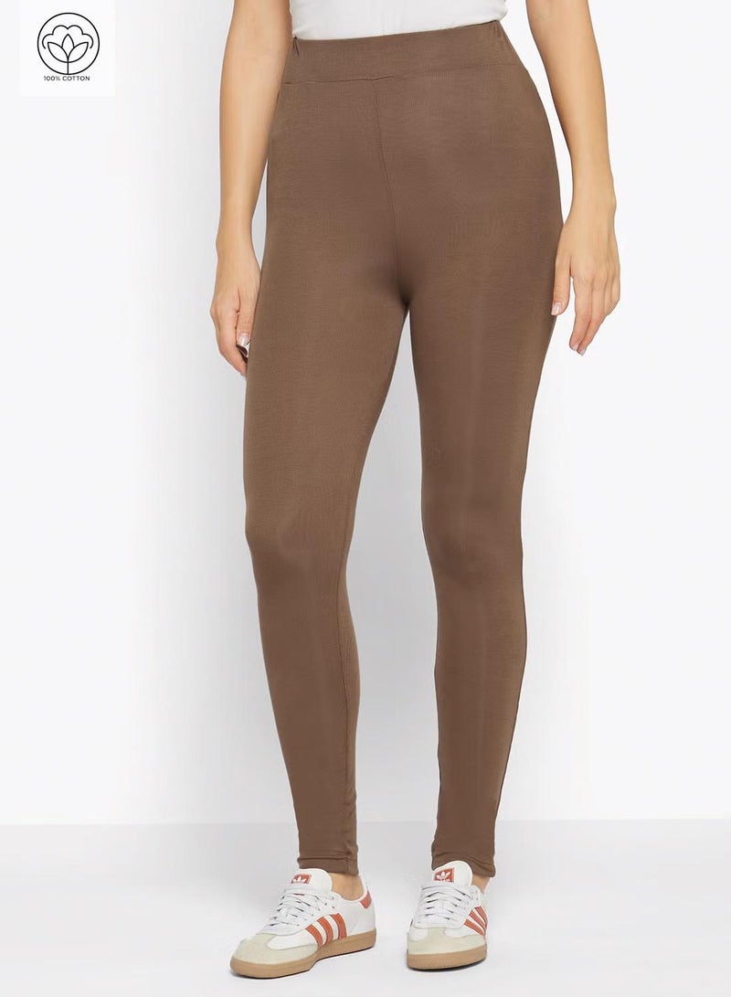 Ginger Basics Essential Cotton Leggings - Image 1