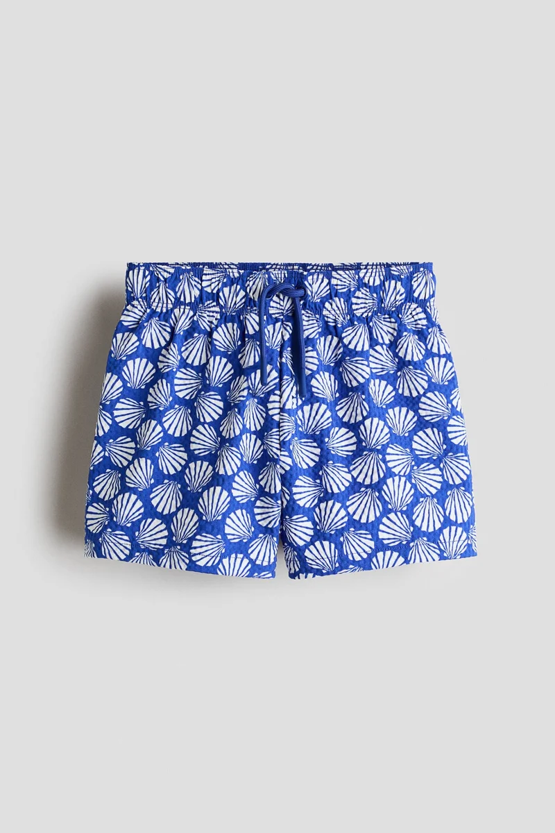 H&M Patterned seersucker swim shorts