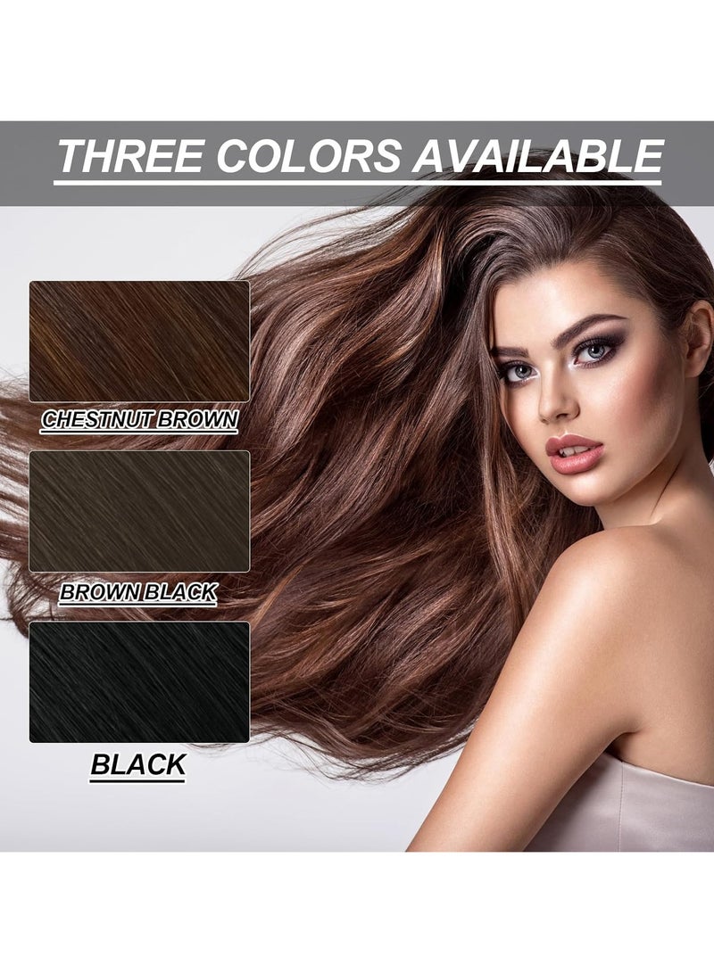 EELHOE Natural Black Fruit Dyeing Cream Black Fruit Dyeing Cream with Comb Ready To Use After Taking It Apart Plant Extract Hair Dye Natural Formula for Long-lasting Color Black - Image 4