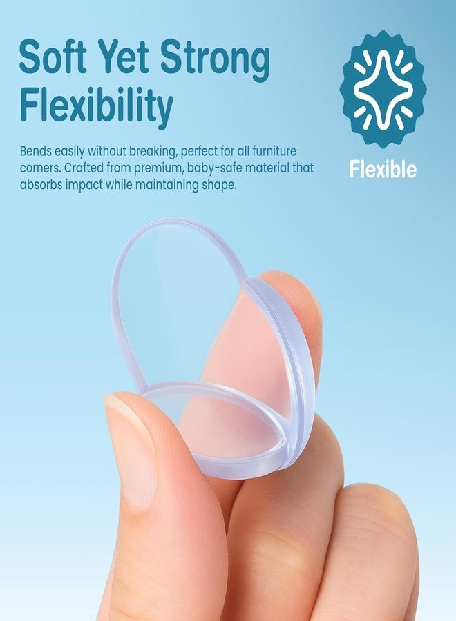 ON STORE Corner Protector for Baby, Furniture Corner Guards & Edge Safety Bumpers - Baby Proof Table Corner Cushion - Clear & Transparent Silicone Protectors for Child Safety (Round, Pack of 12) - Image 5