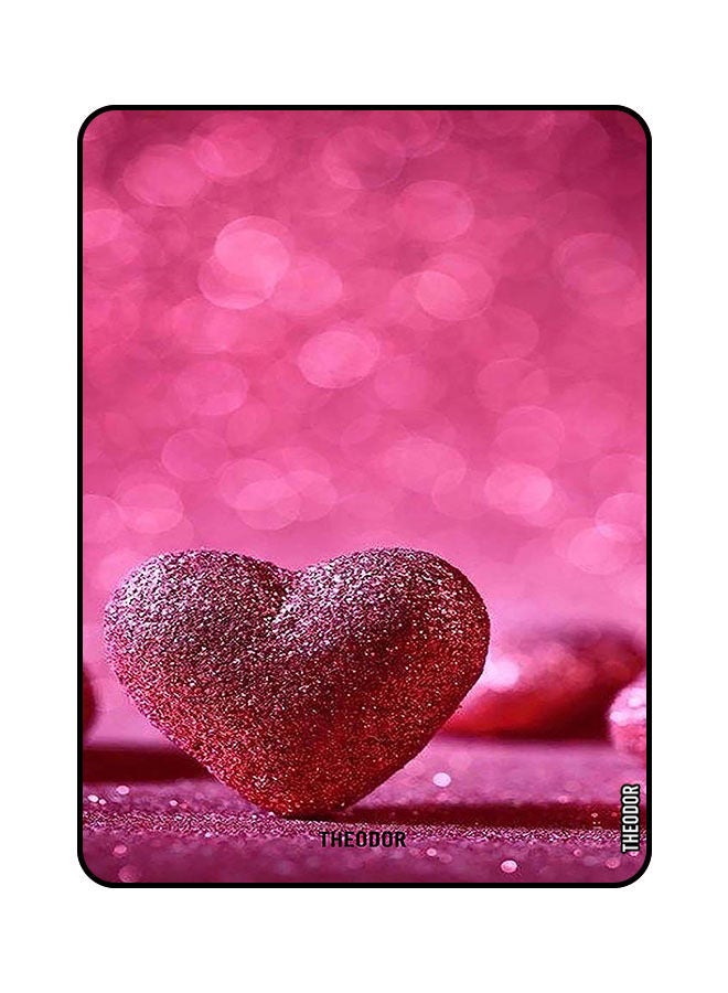 Theodor Protective Flip Case Cover For REALME PAD 10.4 dark pink gliter heart copy - Image 1