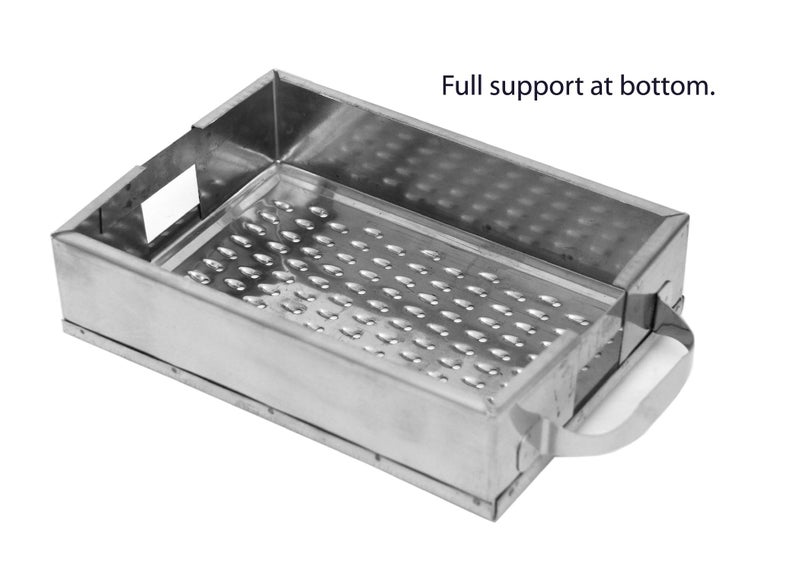 Dharam Paul Traders? Stainless Steel Carrot Pizza Tomato Coconut Grater kaddu kadu Kash and Shredder for Kitchen,1 Piece. - Image 3