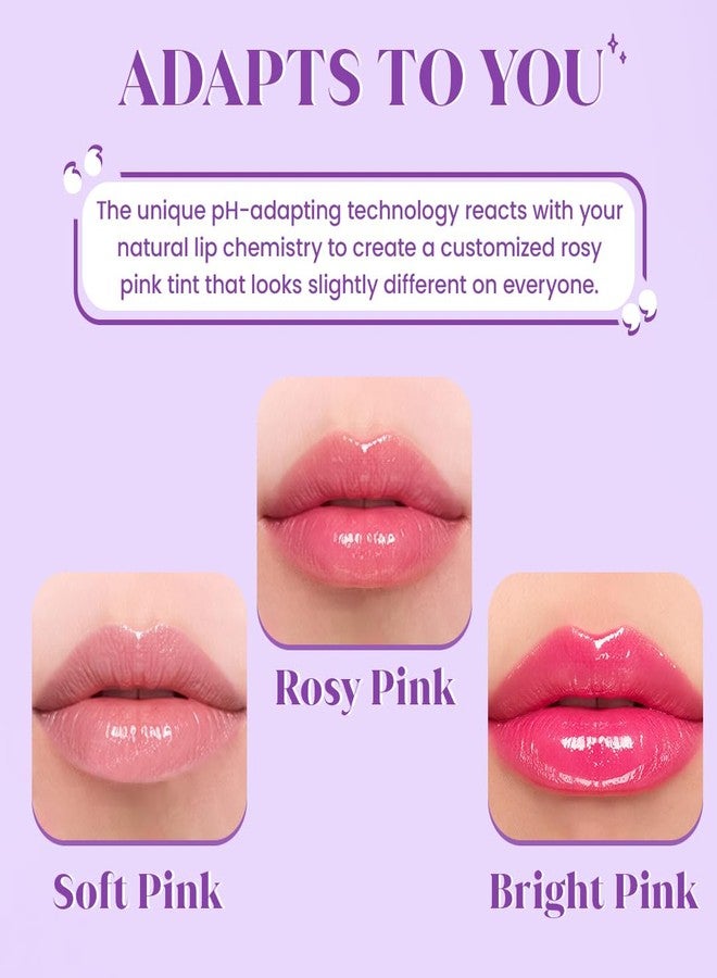 Glamveda Glowy pH Jelly Balm 4g | pH Adapting Lip Balm with Custom Pink Tint | Hydrating Jelly Gloss Balm | Shimmer Lip Glow | Non-Sticky Lip Care - Image 4