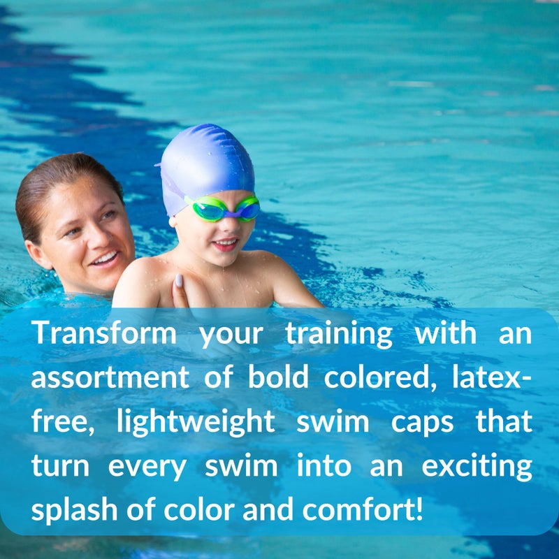 Sporti Ladybug Silicone Swim Cap Jr. - Red - Junior - Image 4