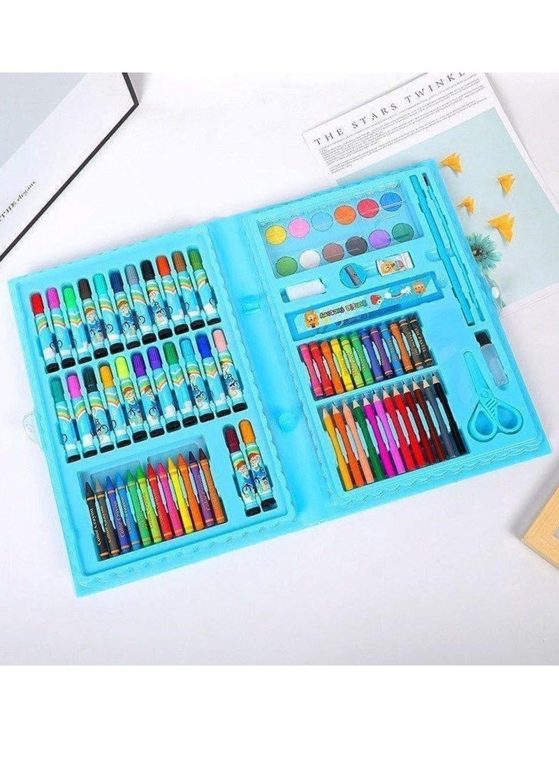Art Set 86-Piece Variety Drawing Painting Crayons Color Pencils Markers Great Gift for Children - Image 1