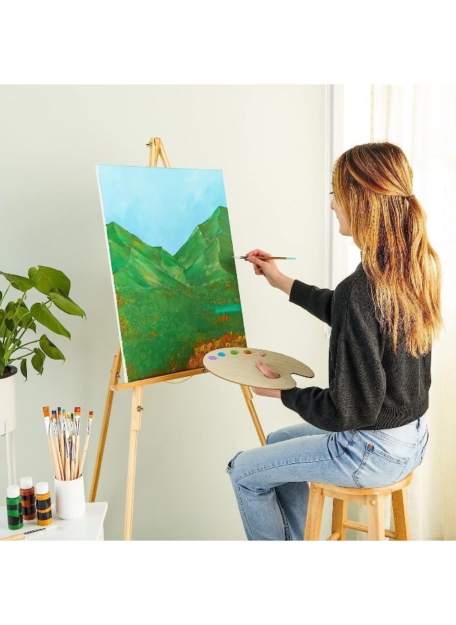 ECVV - Idea Artist Rectangle Stretched Canvas Board For Oil & Acrylic Artist Drawing Paints, White, 24x30cm / 9.5x12 Inch, Pack of 2 - Image 1