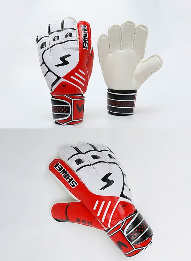 إسكدنيا قفازات حارس المرمى للشباب والبالغين، قبضة قوية لأصعب التصديات، مع حماية للأصابع ولاتكس لتوفير حماية رائعة لمنع الإصابات - Image 5