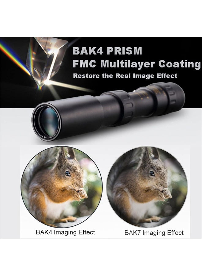 Bukela Telescope, High Power Super Zoom Night Vision Waterproof Military Monocular Telescope for Camping Travel, No Tripod - Image 5