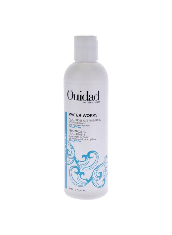 Ouidad Water Works Curly Hair Shampoo, Clarifying Shampoo for Build Up, Removes Impurities, Maintains Curls' Natural Moisture, For All Curl Types - Image 1