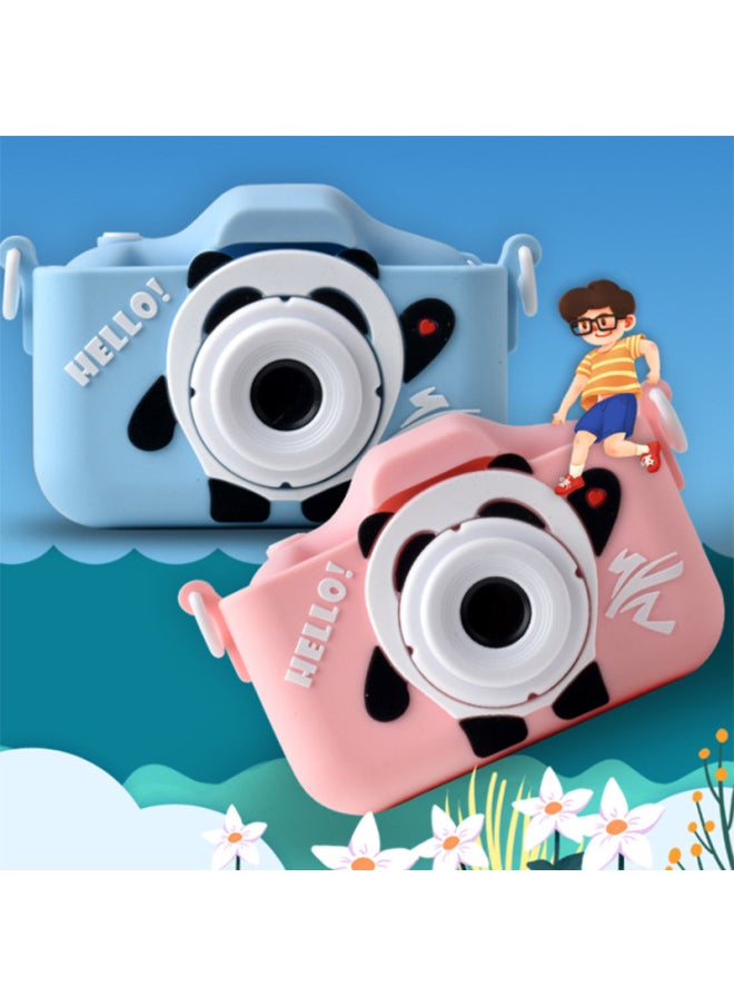 Children's Digital Small SLR Camera Front And Back HD Double-camera Cartoon Mini Camera-Color:X6S Pink Mouse  - Image 3