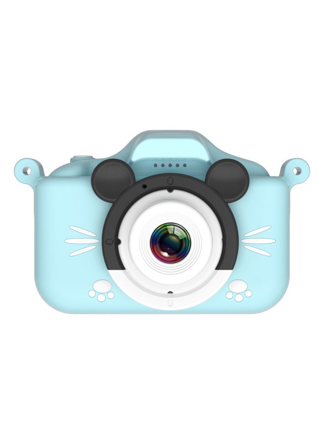 Children's Digital Small SLR Camera Front And Back HD Double-camera Cartoon Mini Camera-Color:X6S Pink Mouse  - Image 4
