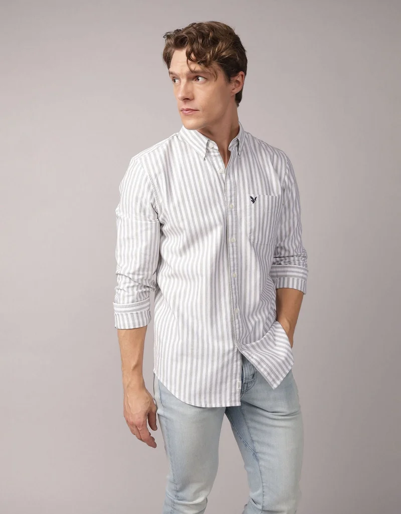 AE Slim Fit Everyday Oxford Button-Up Shirt