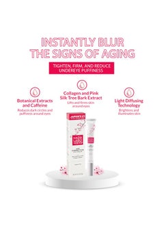 Hada Labo Tokyo Hada Labo Tokyo Age Correcting Eye Cream, Anti-Aging Super Hyaluronic Acid, Collagen & Caffeine Reduce Wrinkles, Dark Circles & Under Eye Puffiness, Lift, Firm & Brighten Eyes, 0.5 oz  - Image 3