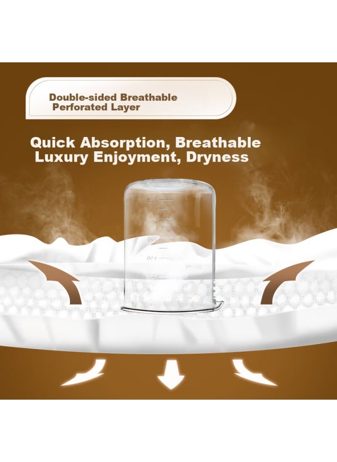 Goon Goo.n [brand Direct , Quality Assurance] Light Feather Golden Paper Diapers M1*2 Packs (6-11kg) Diapers Baby Feather Breathable Trial Pack  - Image 5