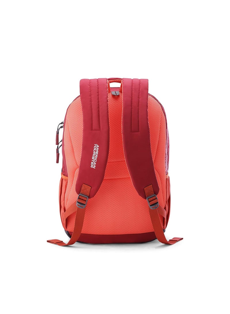 American Tourister Toodle+ RED 24 ltrs Polyester with Rain Hood, Detachable Pouch - Image 4