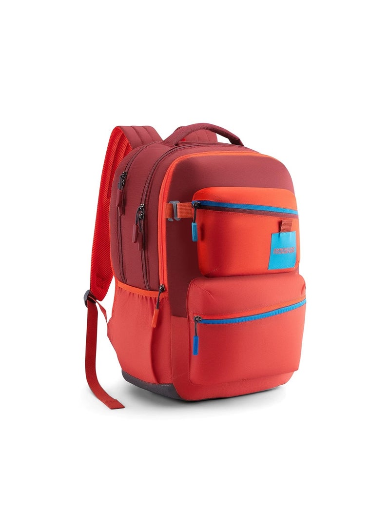 American Tourister Toodle+ RED 24 ltrs Polyester with Rain Hood, Detachable Pouch - Image 3