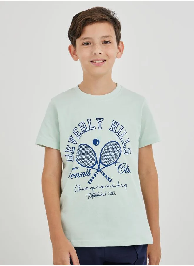 Styli Styli Graphic Print Round Neck T-Shirt