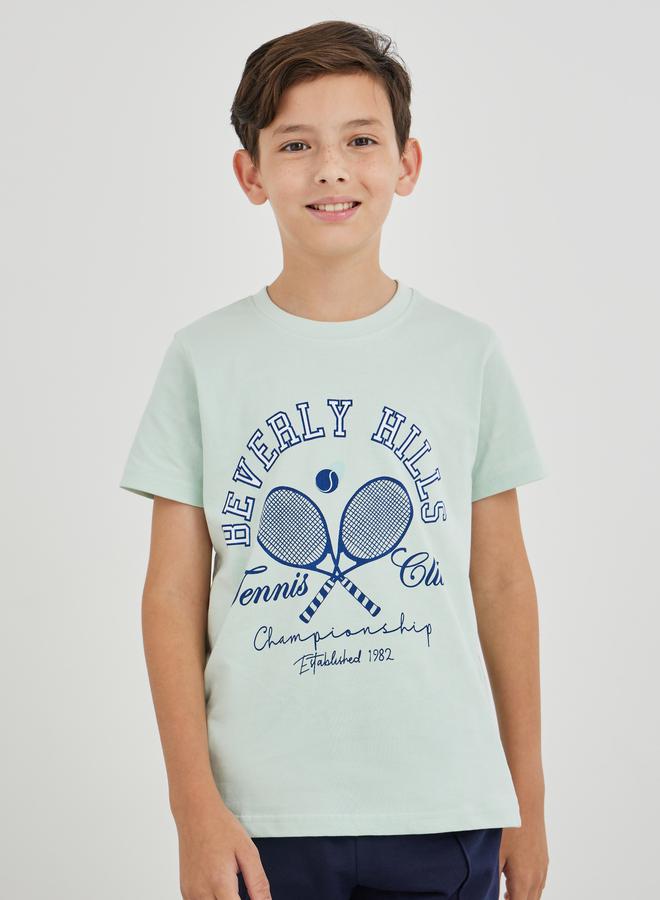 Styli Styli Graphic Print Round Neck T-Shirt  - Image 1