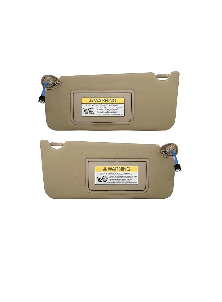 Accord 2008 2009 2010 2011 2012 interior sun visor beige - Image 1