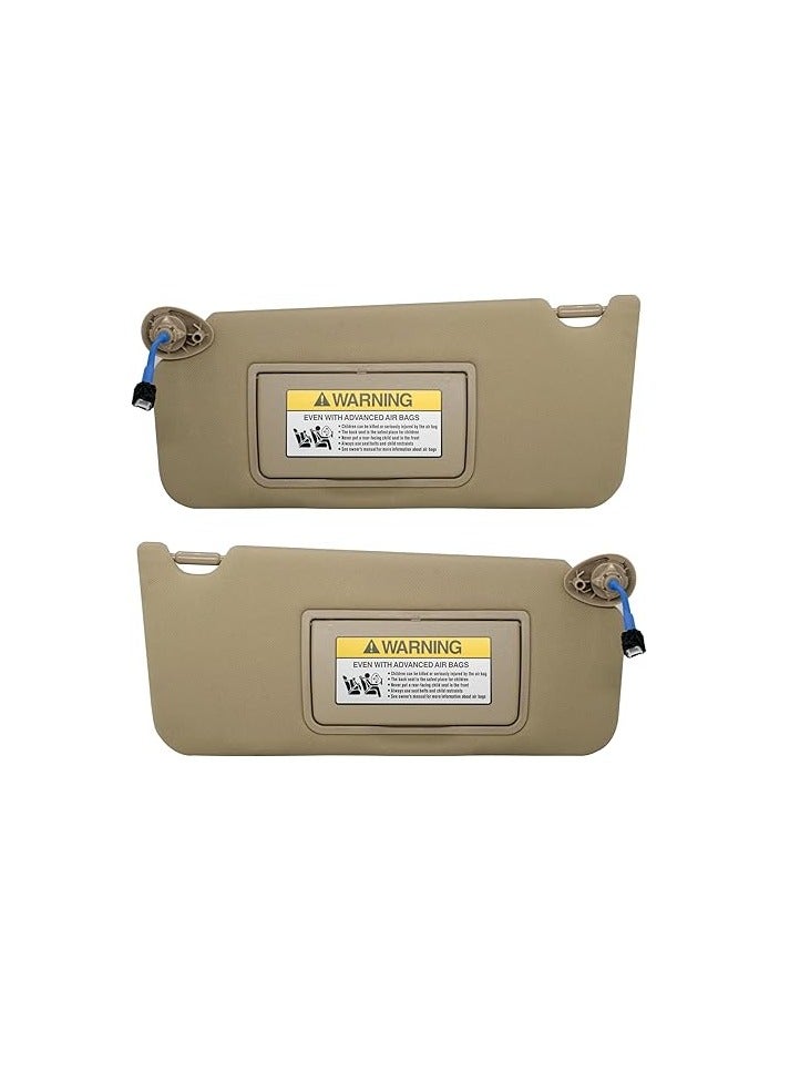 Accord 2008 2009 2010 2011 2012 interior sun visor beige - Image 2