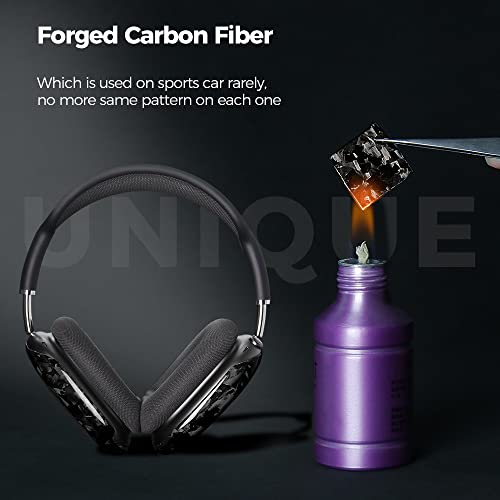 MONOCARBON Real Carbon Fiber Case for Airpods Max(2024 & 2020),Military Grade Protective Hard Cover for Apple Airpods Max Headphone from Daily Scratch,High-End Luxury Essential Accessories - Image 5